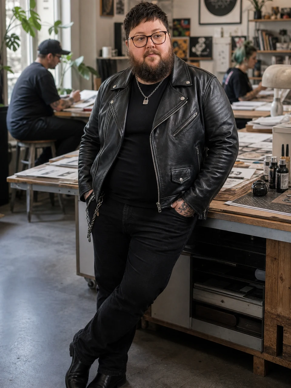 Chester in a creative studio